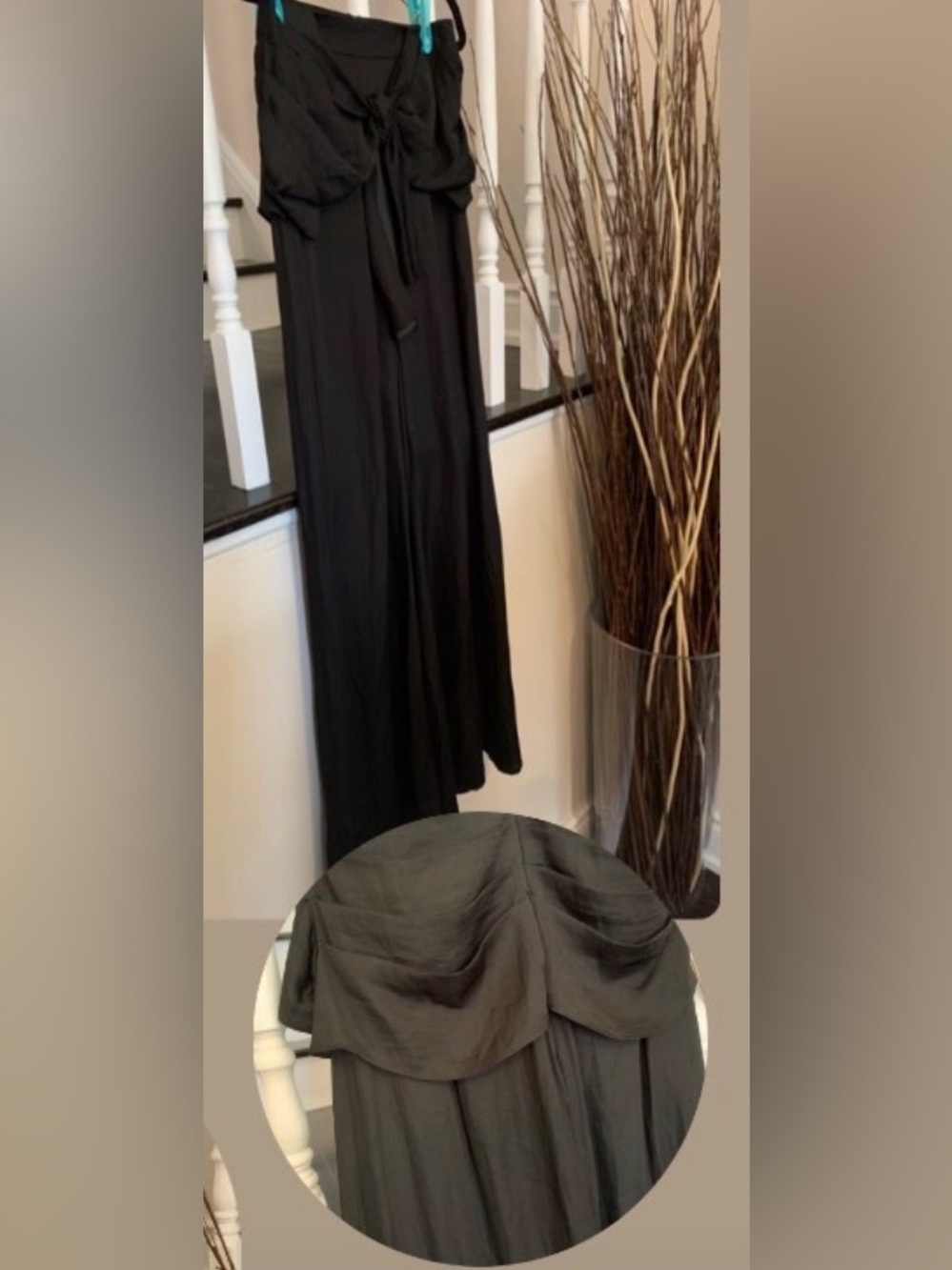 DO+BE Black Wide Leg Pant with Flowing Silhouette